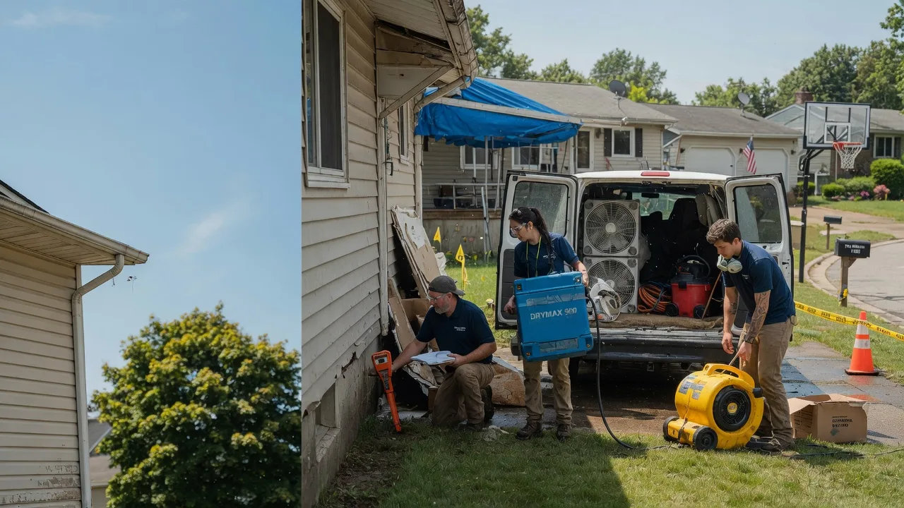 Ceiling Leak Cleanup in New Paris, PA near me